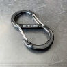 Black Double Carabiner
