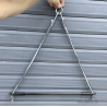 Barre d'écart Carbone 15 x 1500 mm