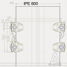 Accroche Poutres Acier MK3