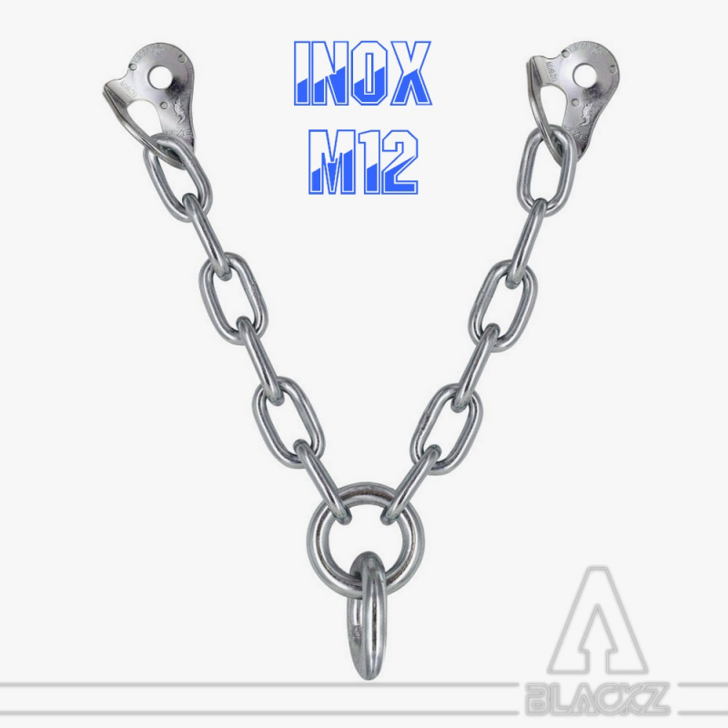 V chain belay PLATE 12mm Stainless steel