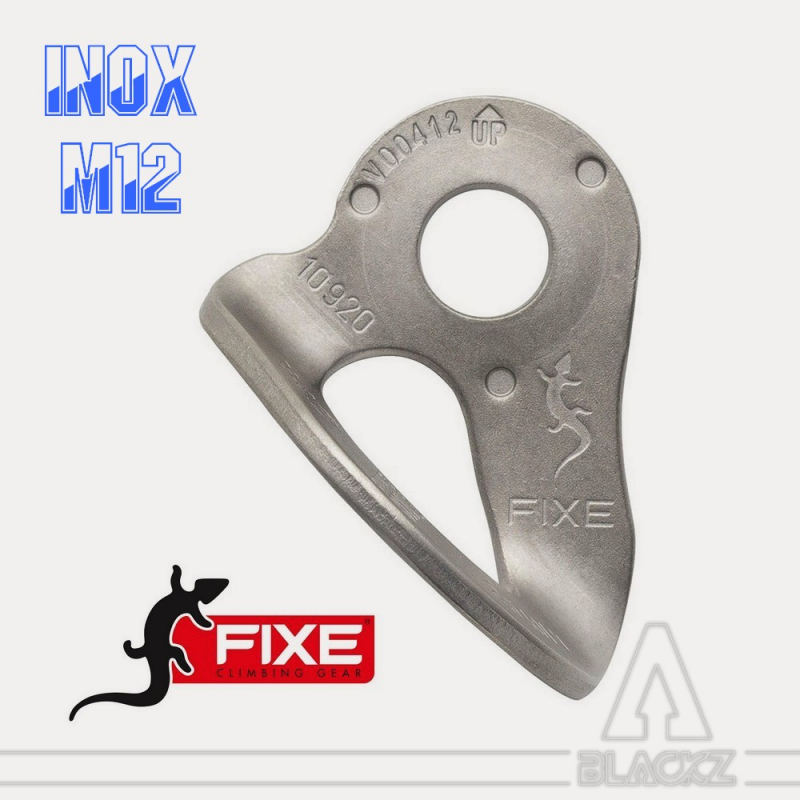 Plaquette d'ancrage INOX M12