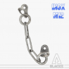 D chain belay PLATE 12mm Stainless steel