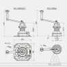 HARKEN - TOPCRANK WINCH 500