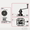 HARKEN - TOPCRANK WINCH 500