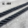 Cordage Noir 3 torons 12 mm