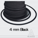 Black Elastic Shock Cord 4 mm