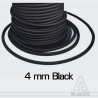 Black Elastic Shock Cord 4 mm