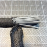 *** 10mm Black Acrobatic Bungee with cotton sheath - Special length ***