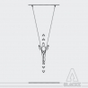 *** 10mm Black Acrobatic Bungee with cotton sheath - Special length ***
