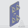 Vertical 4 Rings anchor plates 2/3