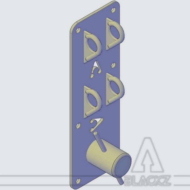 Vertical Rings and cleat anchor plates 3/3
