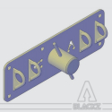 Horizontal 4 Rings and 1 cleat anchor plates 3/3