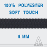 Soft Black 8mm