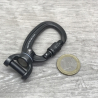 XSRE Swivel Matt Grey 16mm Yoke Carabiner Lock