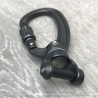 XSRE Swivel Matt Grey 16mm Yoke Carabiner Lock