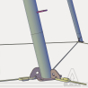 Korean cradle - Goal post version