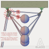 ANCHOR PLATE for pulley deviation