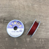 Bobine de FIL à SURLIER tressé/fort 1 mm rouge ciré