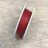 Bobine de FIL à SURLIER tressé/fort 1 mm rouge ciré