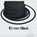 *** Black Elastic Shock Cord 10 mm 7 m length ***