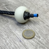 Boule d'arrêt Blanche - Caoutchouc Phospho