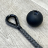 Boule d'arrêt Noire - Caoutchouc