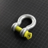 Bow Shackle 1 t yellow pin